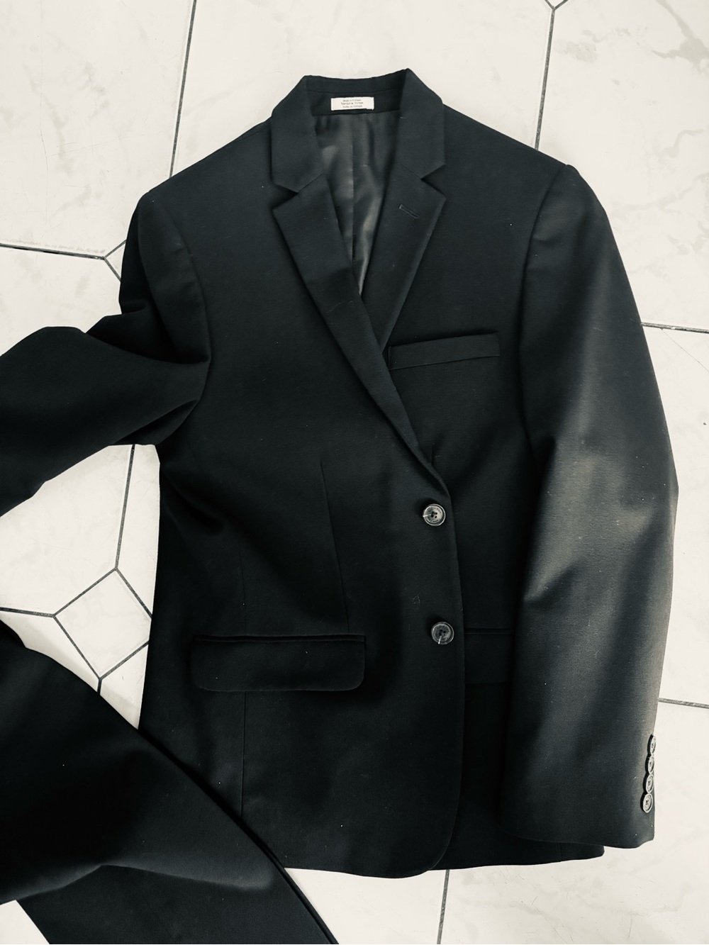 Calvin Klein Black Two-Button Men's Blazer